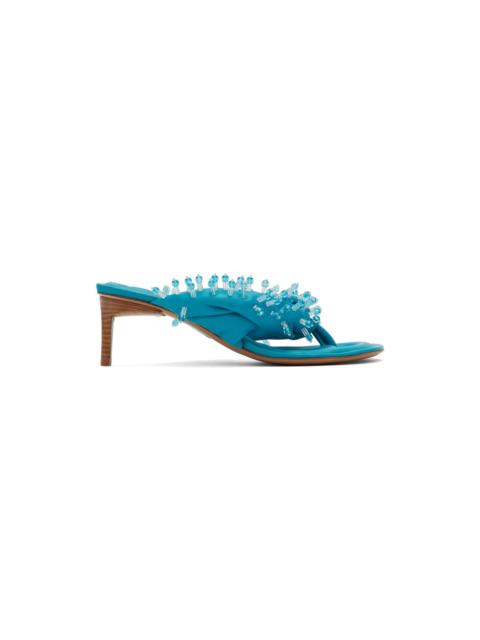 JACQUEMUS Blue 'Les Sandales Mari' Heeled Sandals