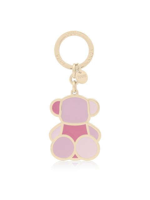 TOUS Pink Key ring TOUS Bear Faceted