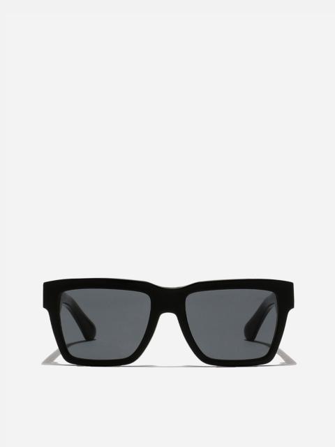 Dolce & Gabbana Mirror Logo Sunglasses