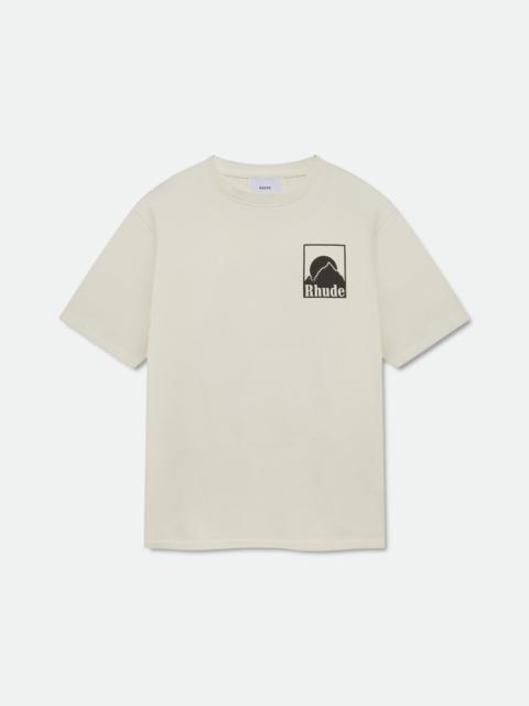 Rhude FLOCKED BURNOUT TEE | REVERSIBLE