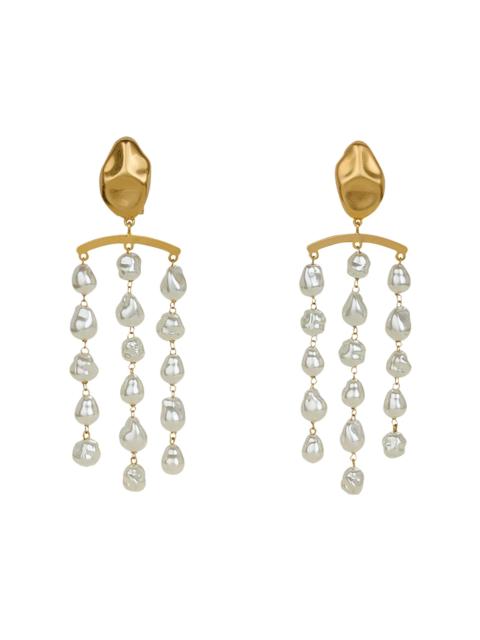 Cult Gaia Women's Shivani Imitation Pearl & Goldtone Chandelier Earrings - Gold