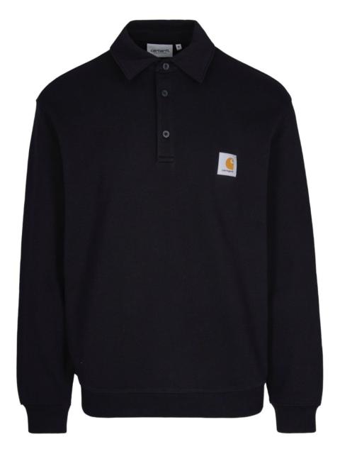 Carhartt logo-patch cotton polo shirt