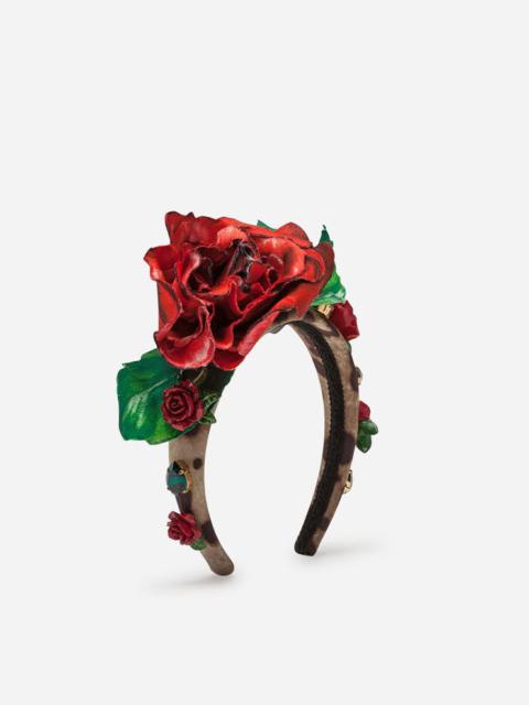 Dolce & Gabbana Headband with roses