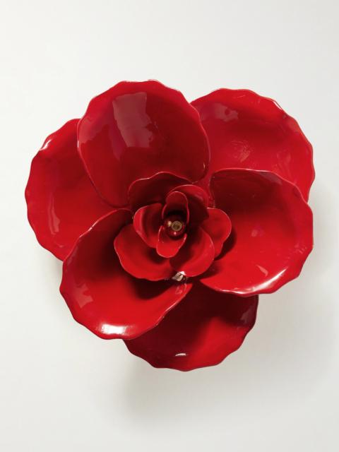 Jennifer Behr Chaya Gold-plated And Enamel Brooch