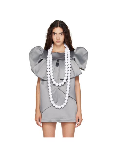 VAQUERA 'XL White Ball' Necklace