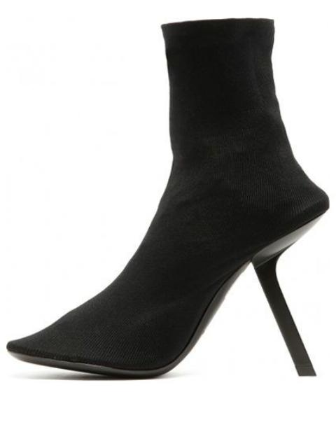 BALENCIAGA (WMNS) Balenciaga 110mm Stretch Heeled Boots 'Black' 656522W2DR01000