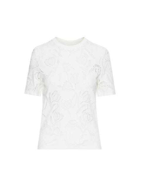 Oscar de la Renta JERSEY TULIP TEE