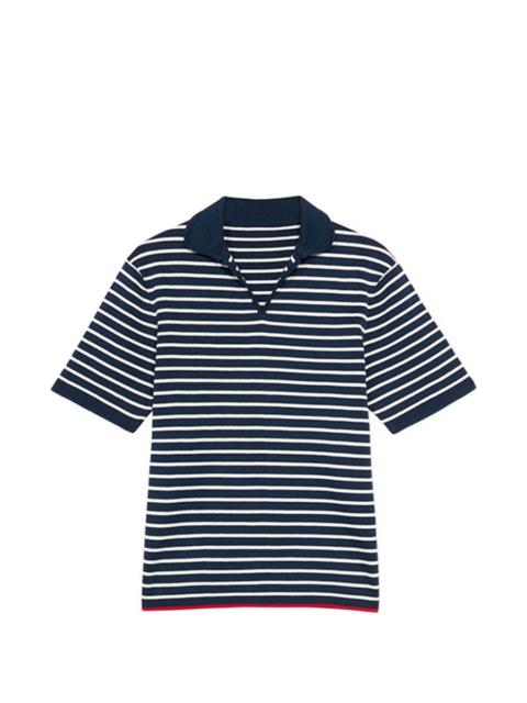 FORTELA Andyb striped short-sleeve polo shirt