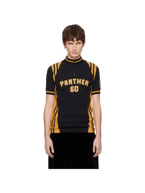 Valentino Black & Yellow 'Panther 60' Polo