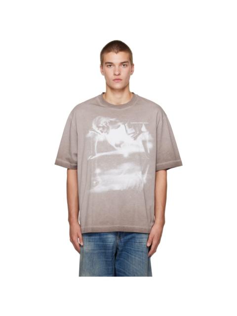 Off-White Taupe Dreaming Narciso Skate S/S T-shirt