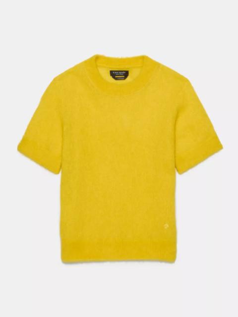 kate spade Fuzzy Short Sleeve Sweater
