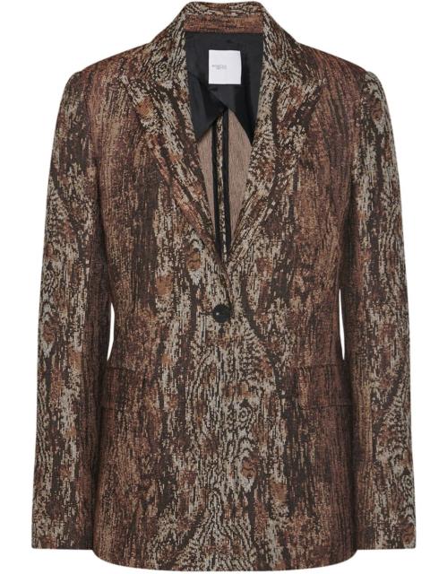 ROSETTA GETTY printed peak lapel jacket