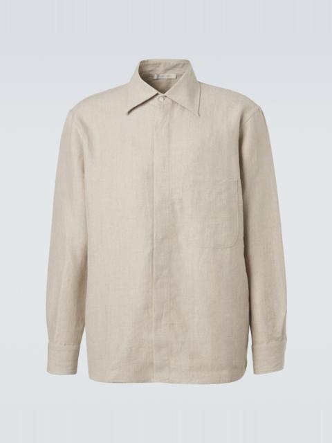 SAMAN AMEL Linen overshirt