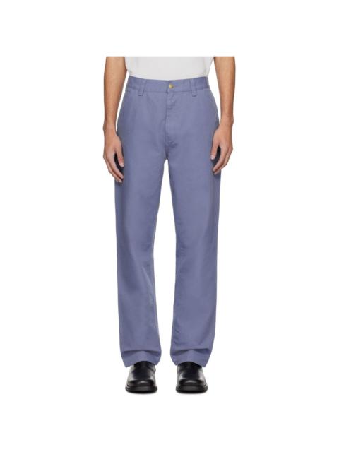 Carhartt Blue Simple Trousers