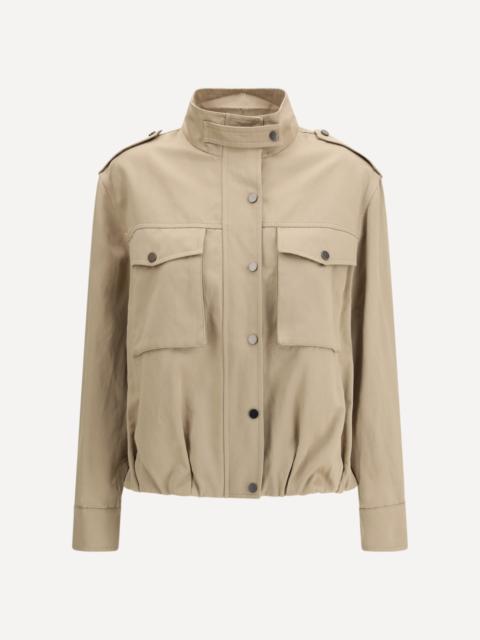 Double closure with zip and snap buttons Jacket