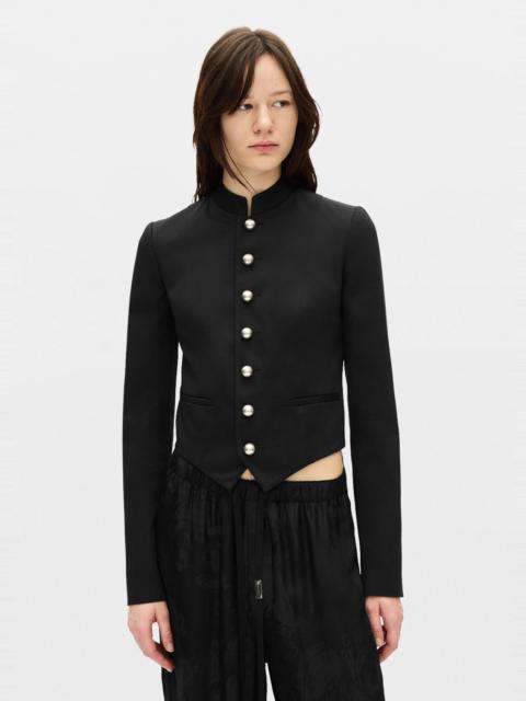 Ann Demeulemeester Bab Stand Collar Blouson