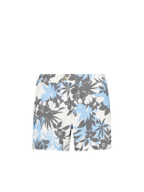 TOM FORD TROPICAL FLOWER PRINT SWIM SHORT