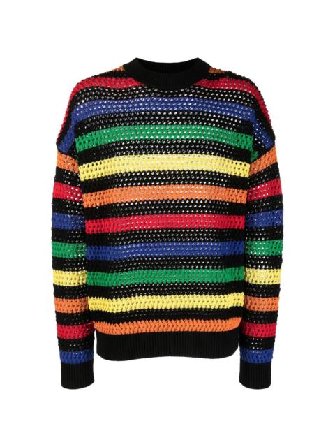 MSGM multicolor striped jumper