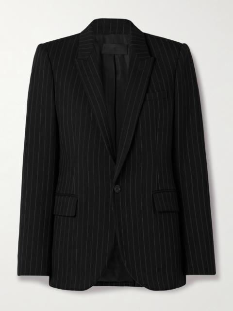NILI LOTAN Anabel Pinstriped Wool-blend Twill Blazer