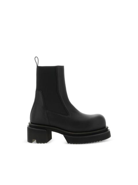 Rick Owens Beetle Bogun leather chelsea boots