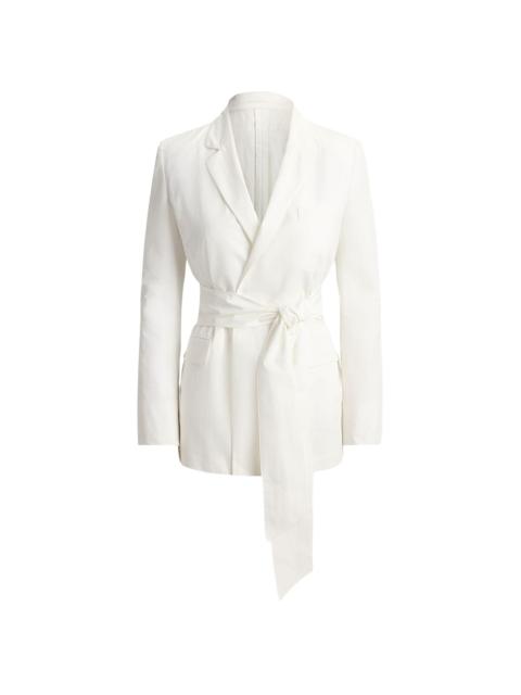 Ralph Lauren Women's Carlotta Peached Cotton-Blend Jacket - White