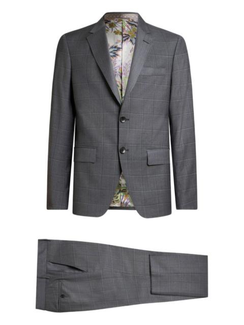 Etro checked-pattern suit