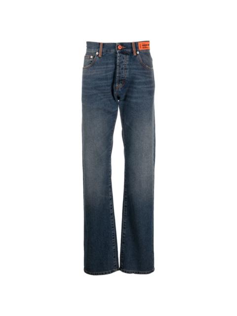 Heron Preston high-rise straight-leg jeans