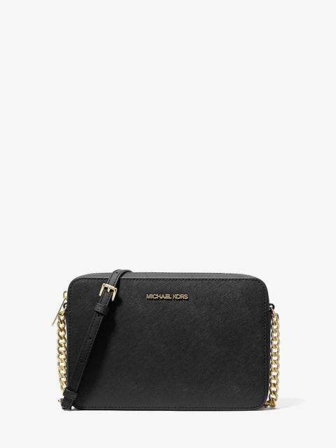 MICHAEL KORS Jet Set Large Saffiano Leather Crossbody Bag