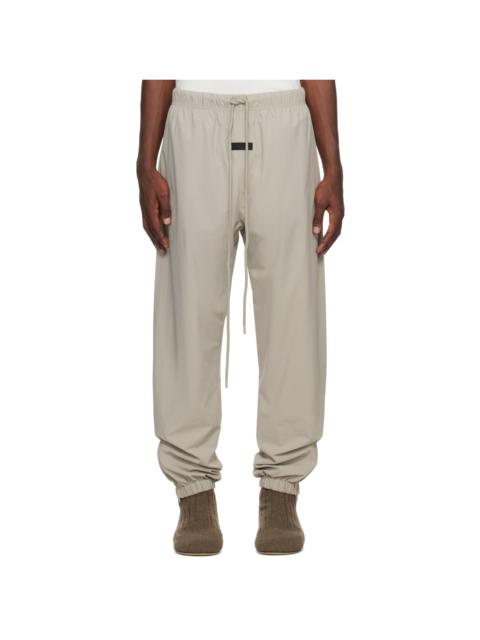 ESSENTIALS Gray Drawstring Track Pants