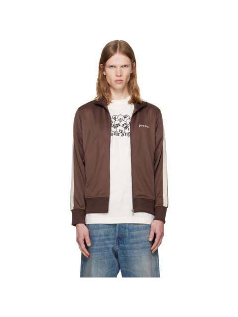 Palm Angels Brown Classic Logo Track Jacket