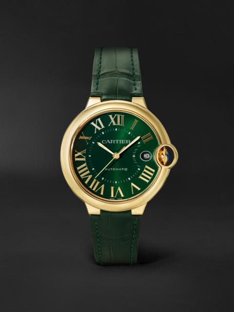 Cartier Ballon Bleu de Cartier Automatic 18-Karat Gold Watch, Ref. WGBB0062