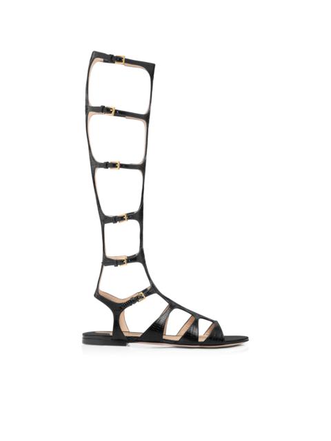 TOM FORD PRINTED TEJUS PARADIS KNEE-HIGH SANDAL