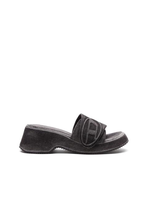 Diesel Sa-Oval D Pf W denim sandals