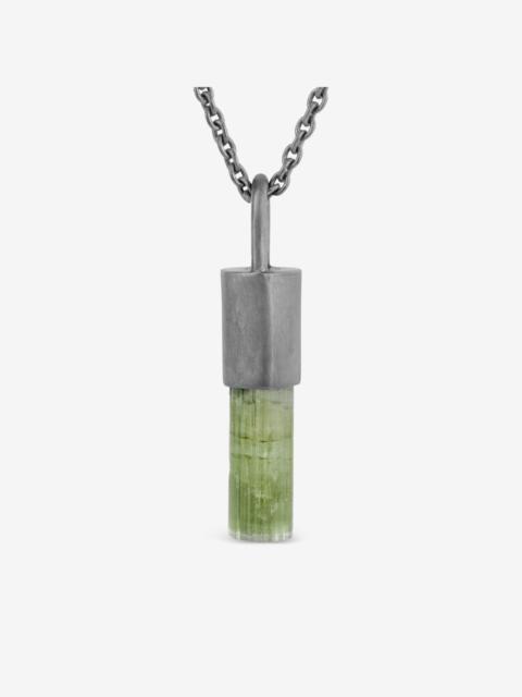 Parts of Four sterling silver Talisman tourmaline necklace