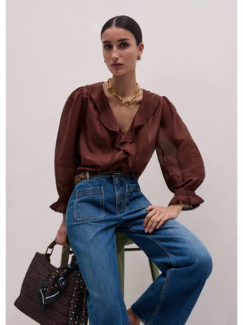 ME+EM Ruffle Blouse