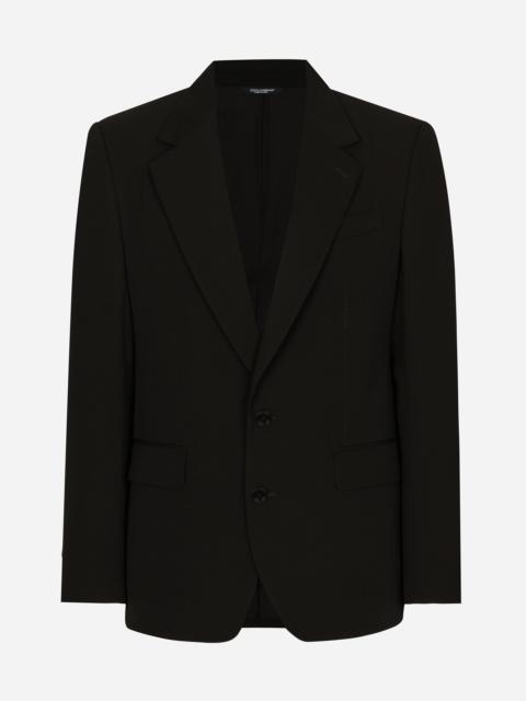 Dolce & Gabbana Wool twill double-breasted jacket