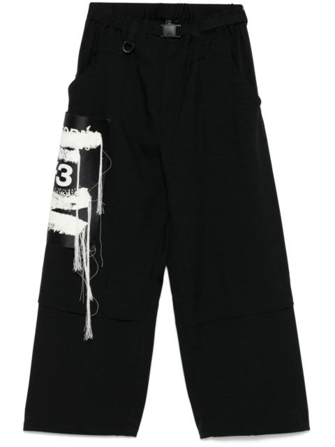 Y-3 Sport Uniform Patch "Black" trousers