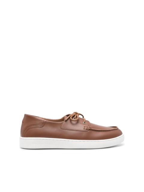 Paul & Shark lace-up leather Boat shoes