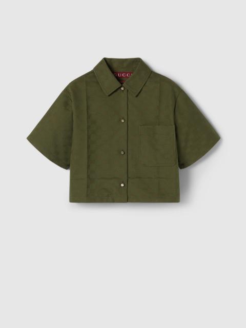 GUCCI GG cotton gabardine shirt