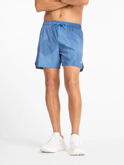 New Balance Men's RC Printed Short 5"