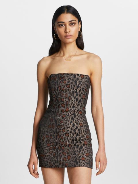 Ksubi THREE AM DRESS LEOPARD