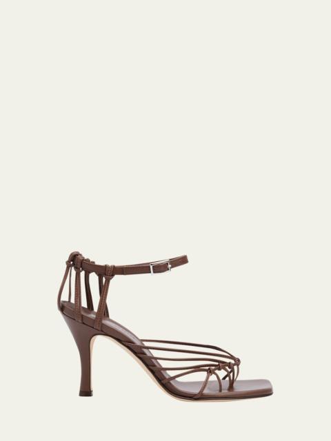 CHRISTOPHER ESBER Valletta Strappy Leather Sandals
