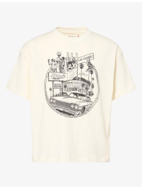 HONOR THE GIFT LA Chain City Graphic Cotton-Jersey T-Shirt