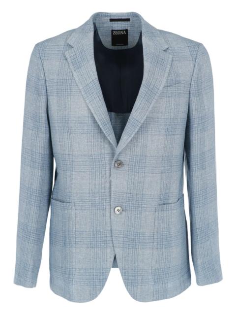ZEGNA check-pattern blazer