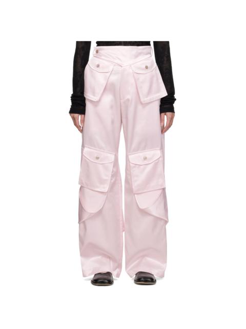 STRONGTHE Pink Cargo44 Trousers