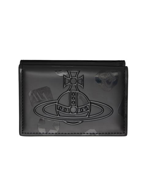 Vivienne Westwood Black Trifold Wallet