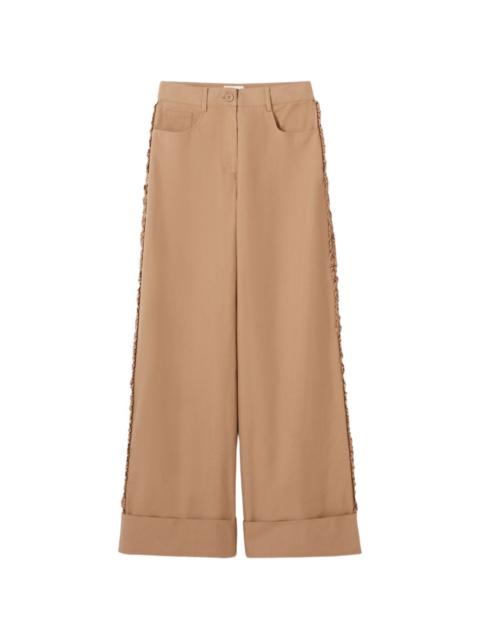 Claudie Pierlot ruffled palazzo pants
