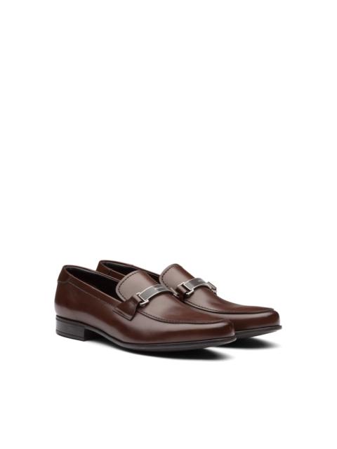 Prada Natural leather loafers