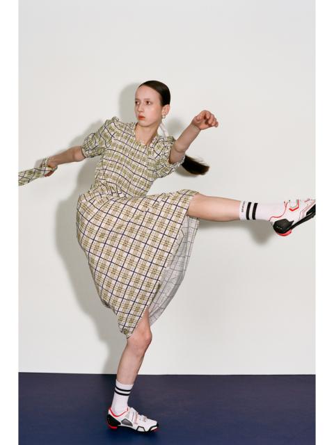 SHRIMPS Daria Dress - Yellow/Black Check