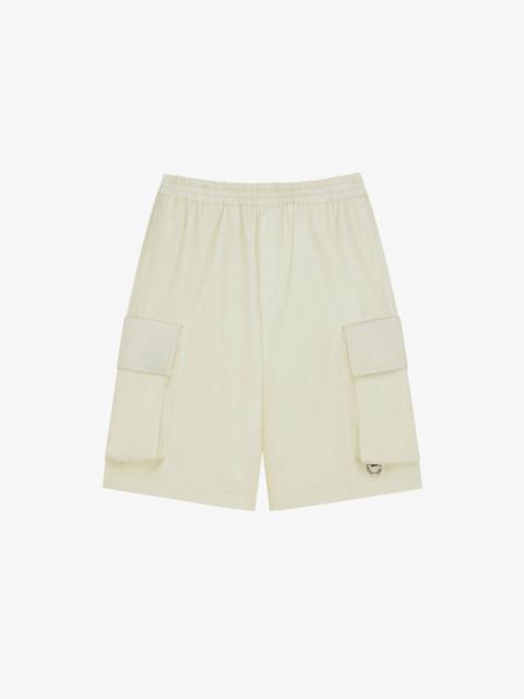 Givenchy CARGO SHORTS IN LEATHER